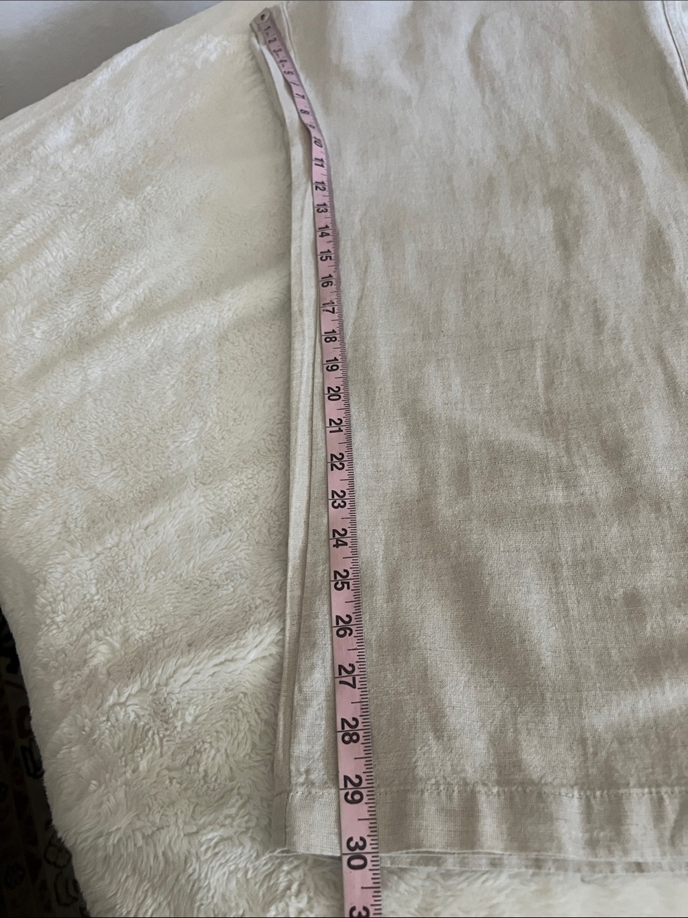 NWT (Liz Claiborne)Cream Linen Blend Drawstring Waist
Wide Leg Pants Size XL - Picture 15 of 17